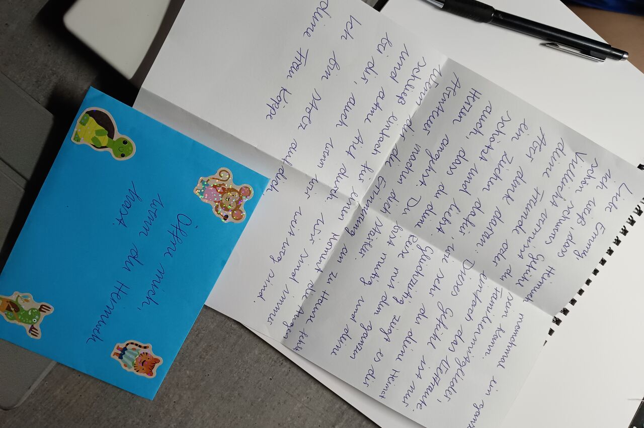 echt ganz liebe Zeilen, Emmy ist glücklich