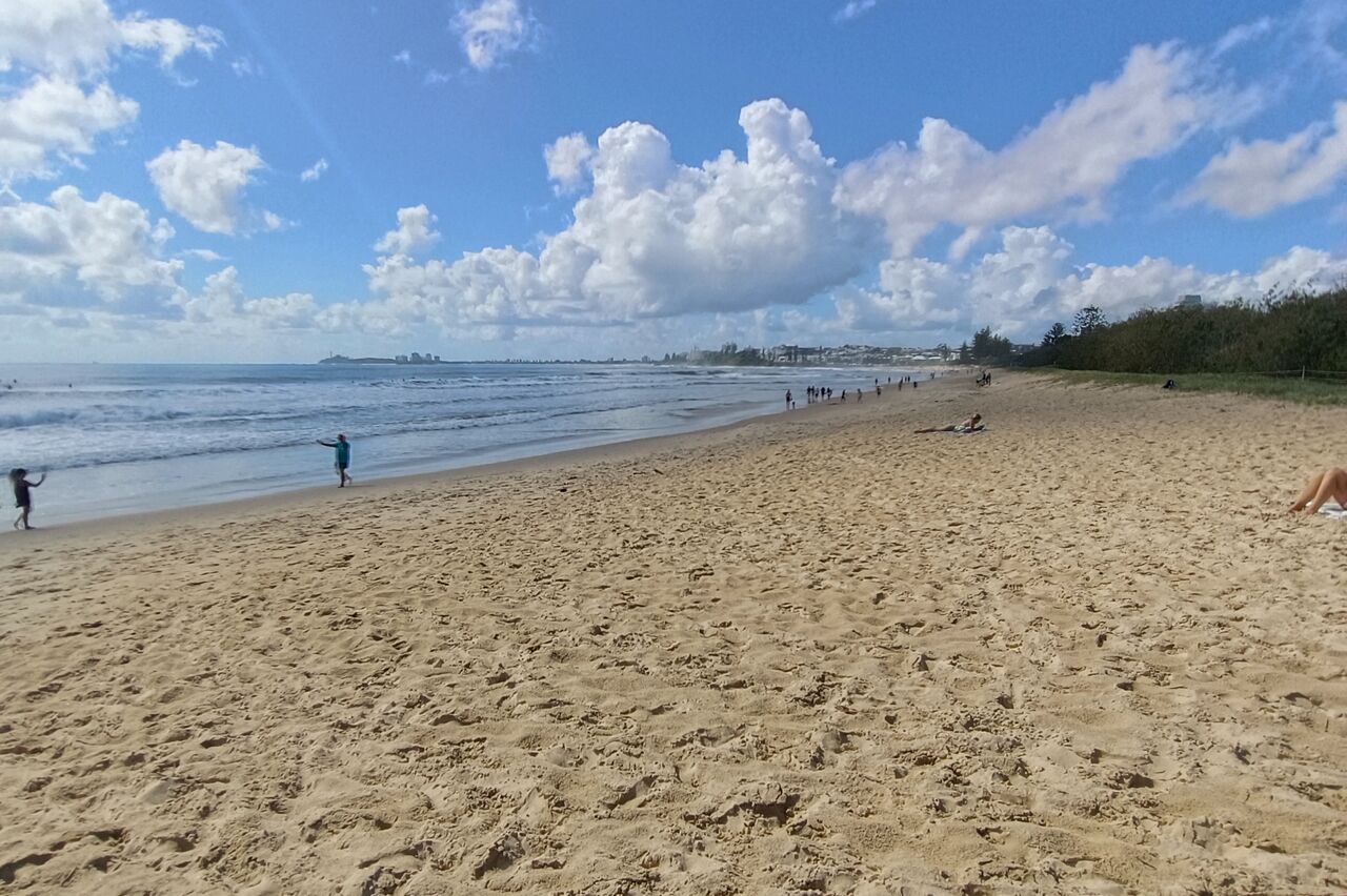 einmal schnell ins Wasser hüpfen, dann kann e losgehen