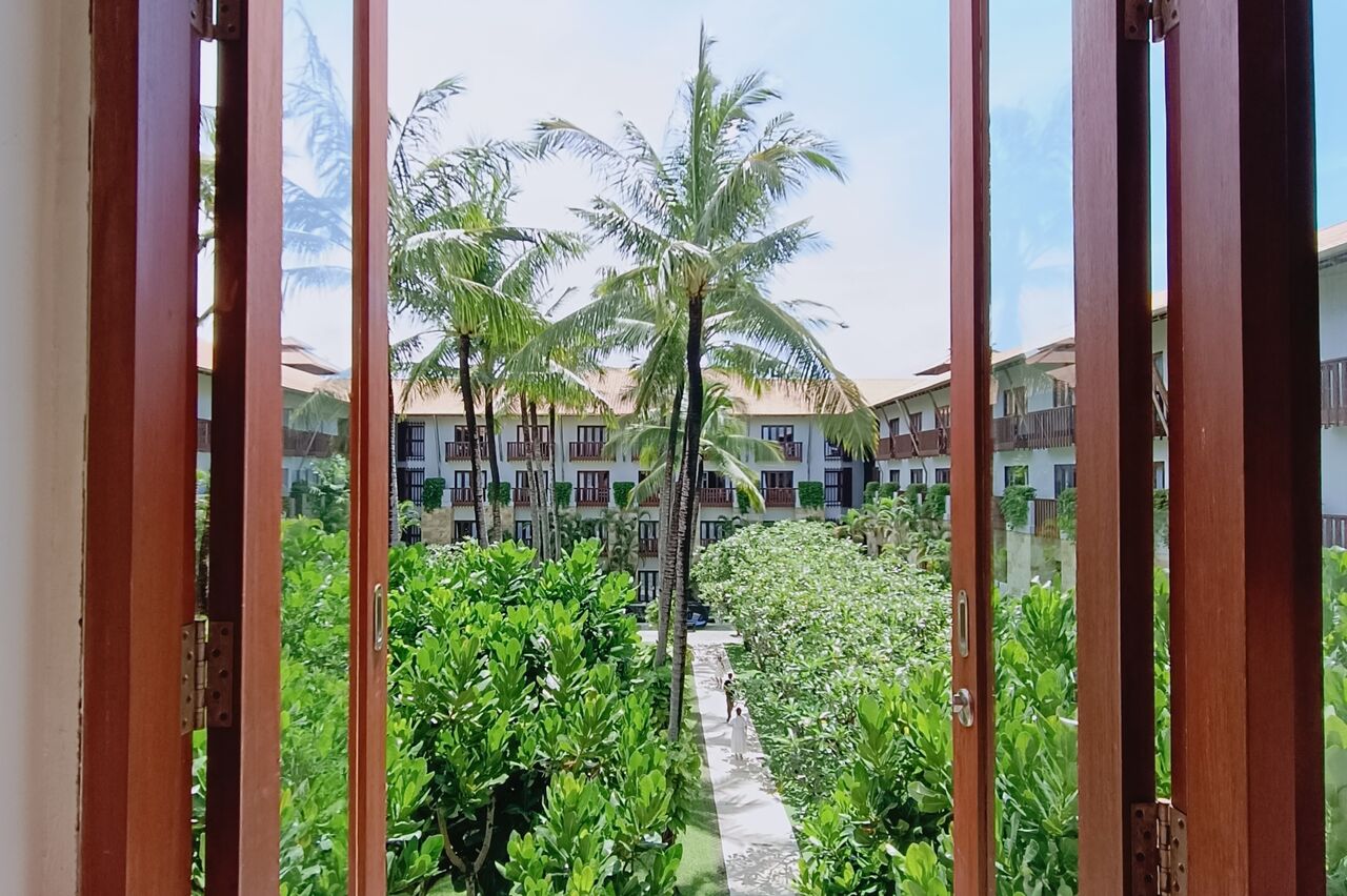 Blick in einen der Innenhöfe