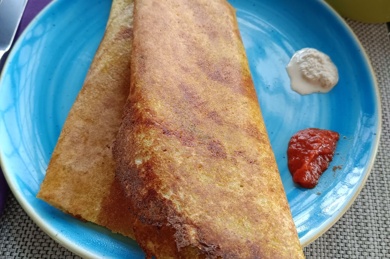 Mamas Frühstück heute al asiatisch vegetarisch. Mutig, mutig
