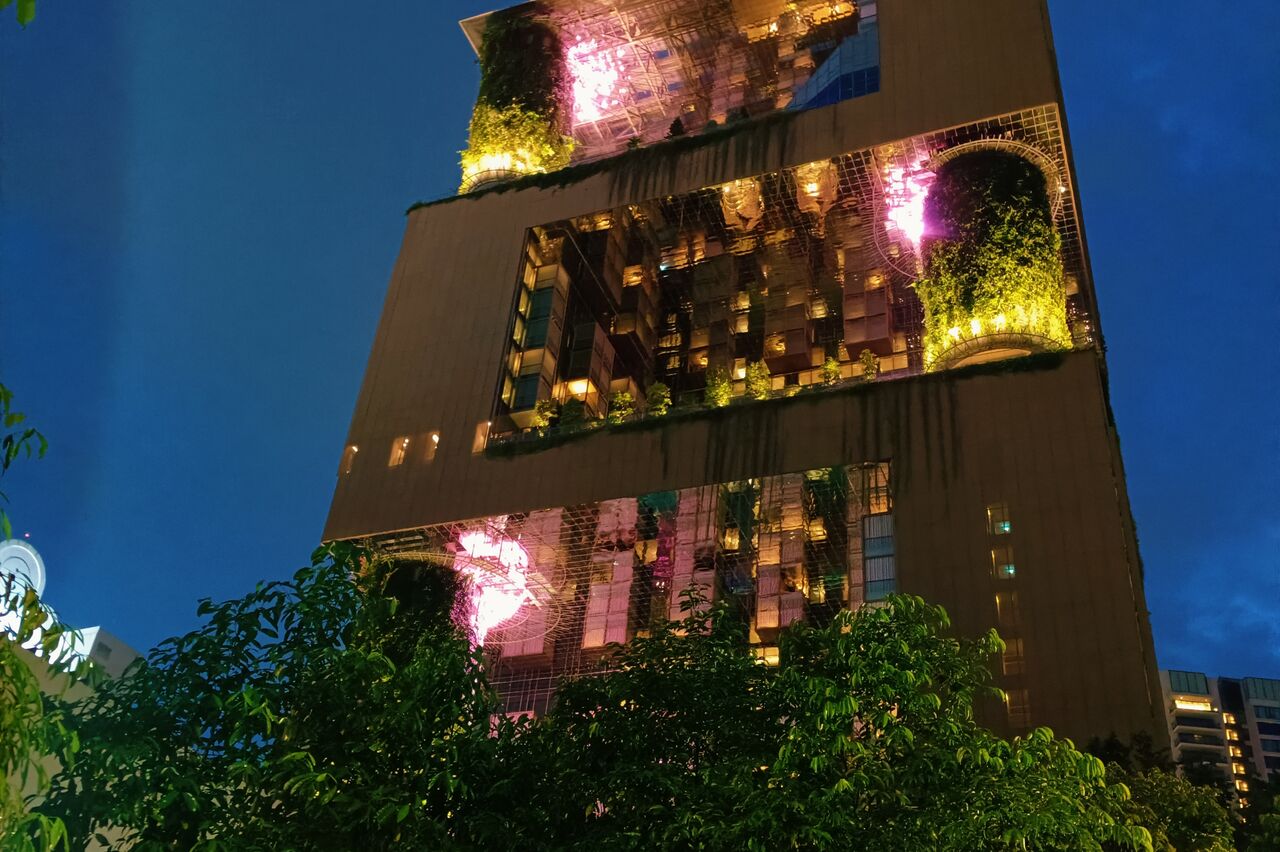unser Hotel bei Nacht - Träumchen !
