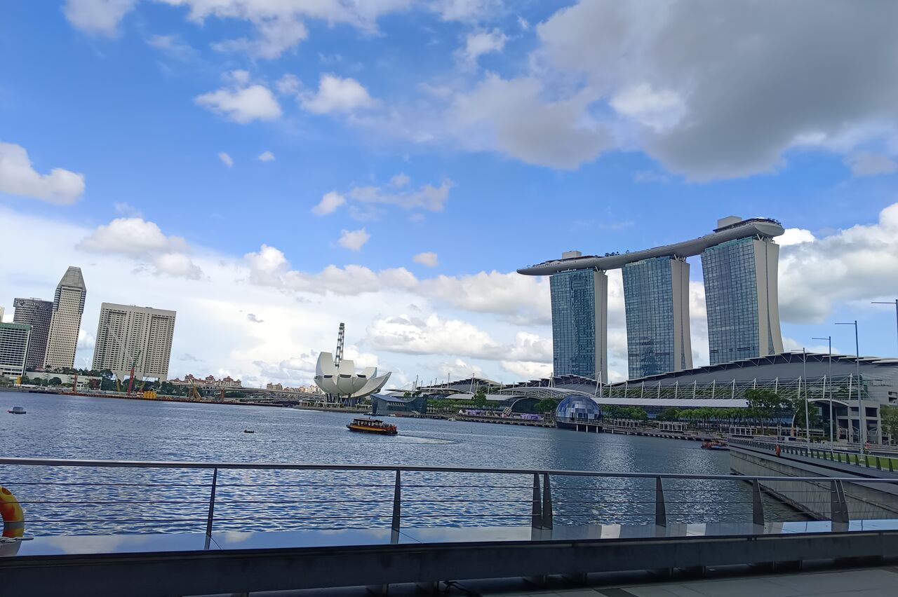 und das ist die Krönung - Marina Sands of the Bay - Luxushotel der Extraklasse