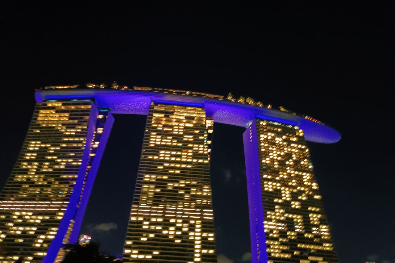 Marina Sands by night