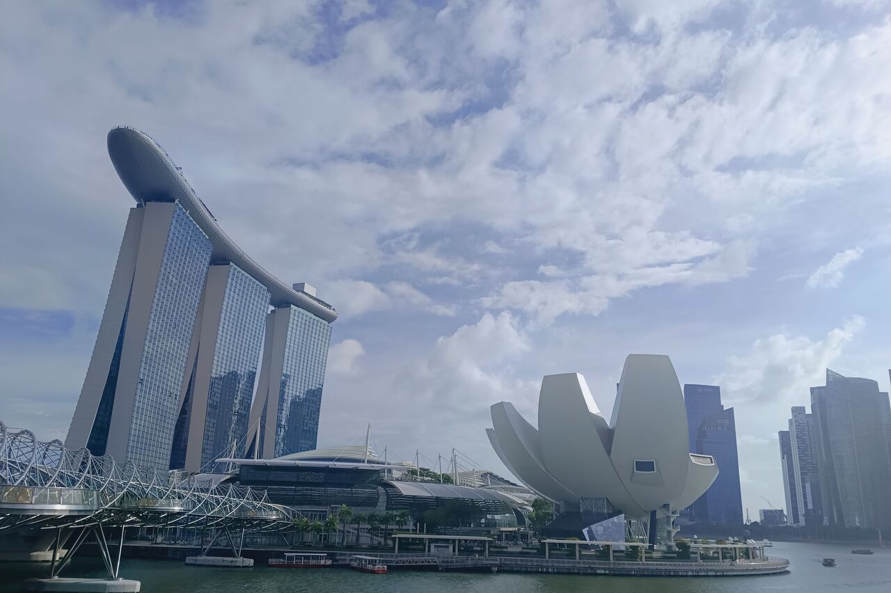 auch heute wieder Tagesausflug zur Marina Bay