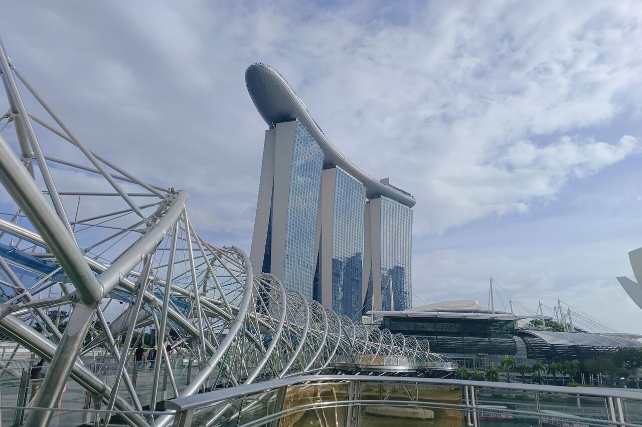 Marina Sands - schaut schon Klasse aus das Hotel