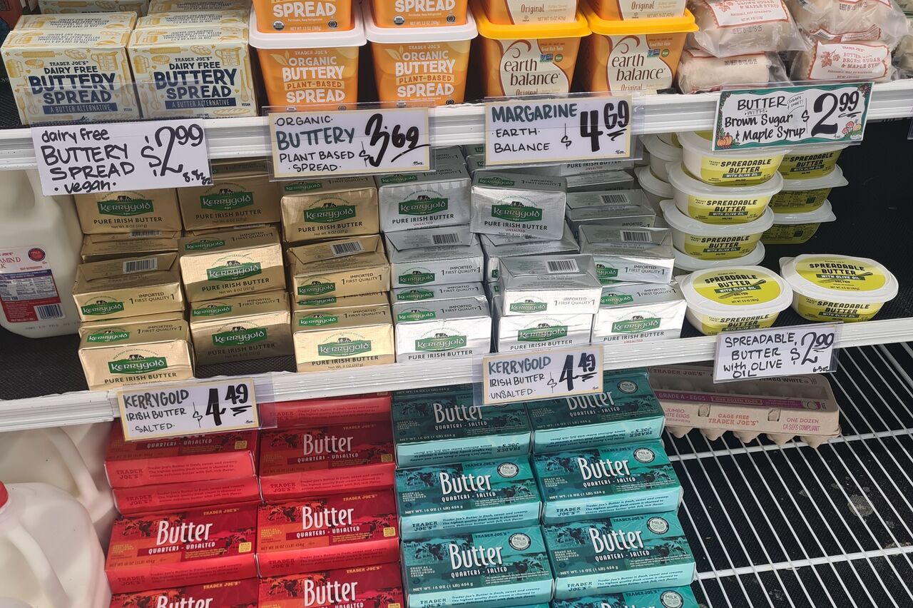 der erste Einkauf bei "Trader s Joe", wir staunen nicht schlecht