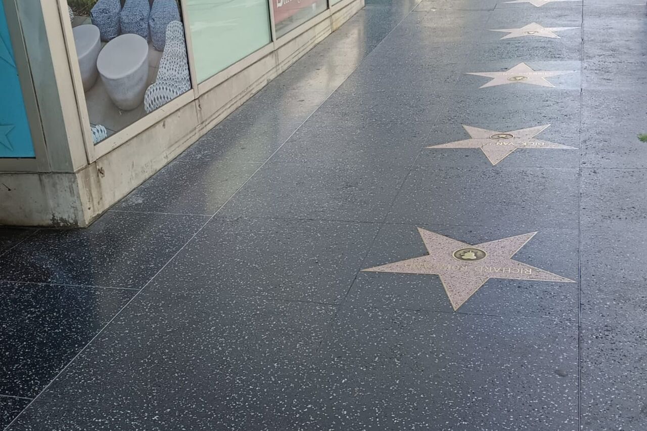 so sieht der walk of fame aus