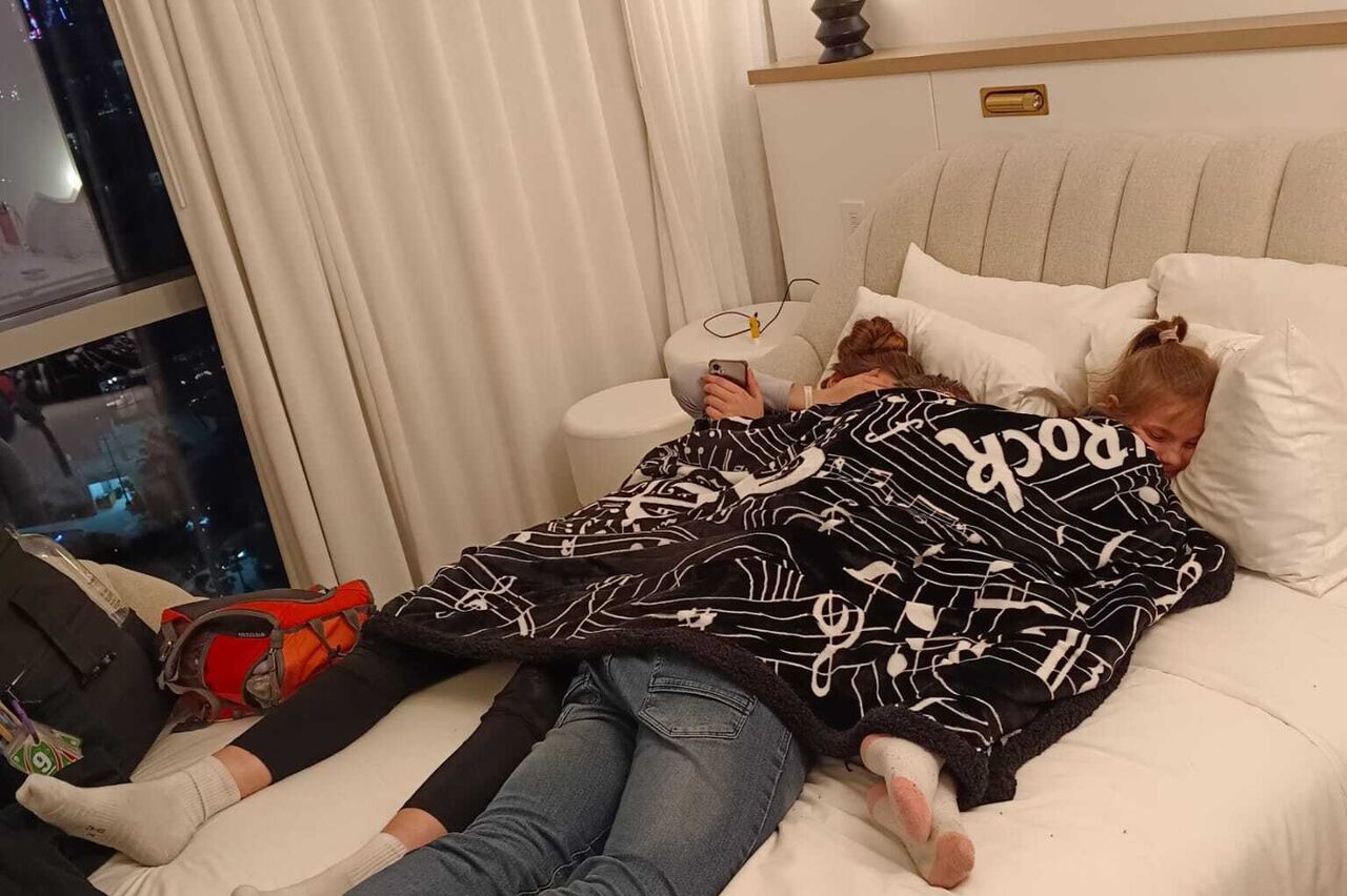 endlich auf dem Zimmer