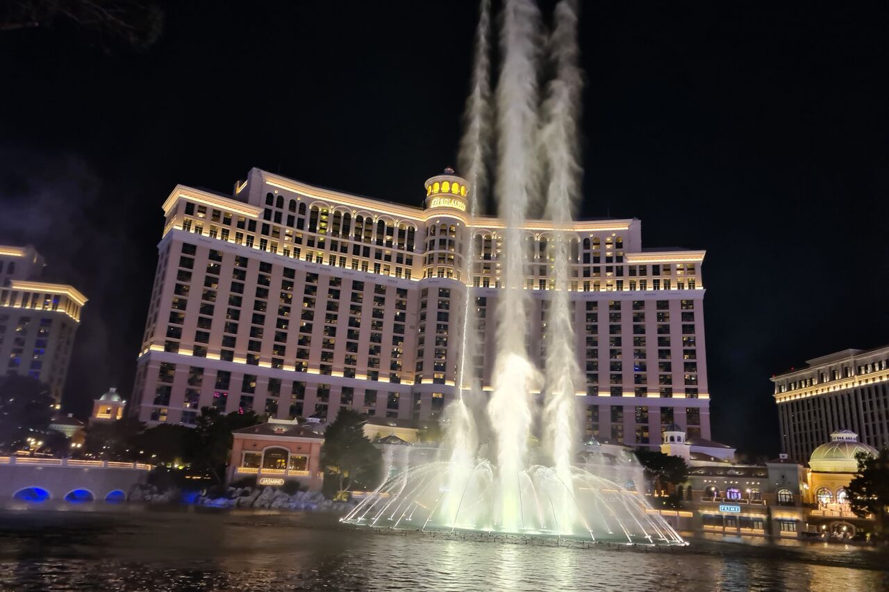 direkt vorm Bellagio