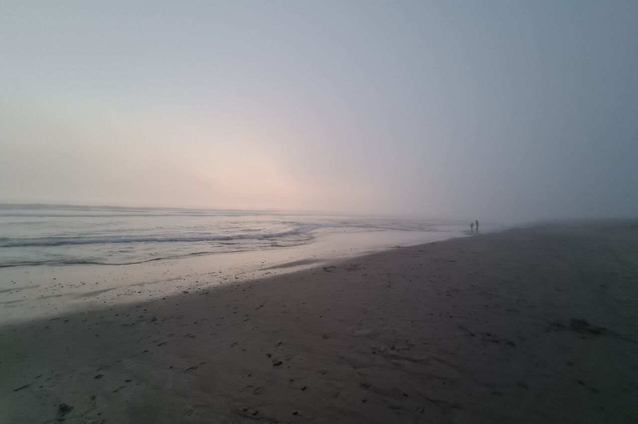 dann holt uns der Nebel ein