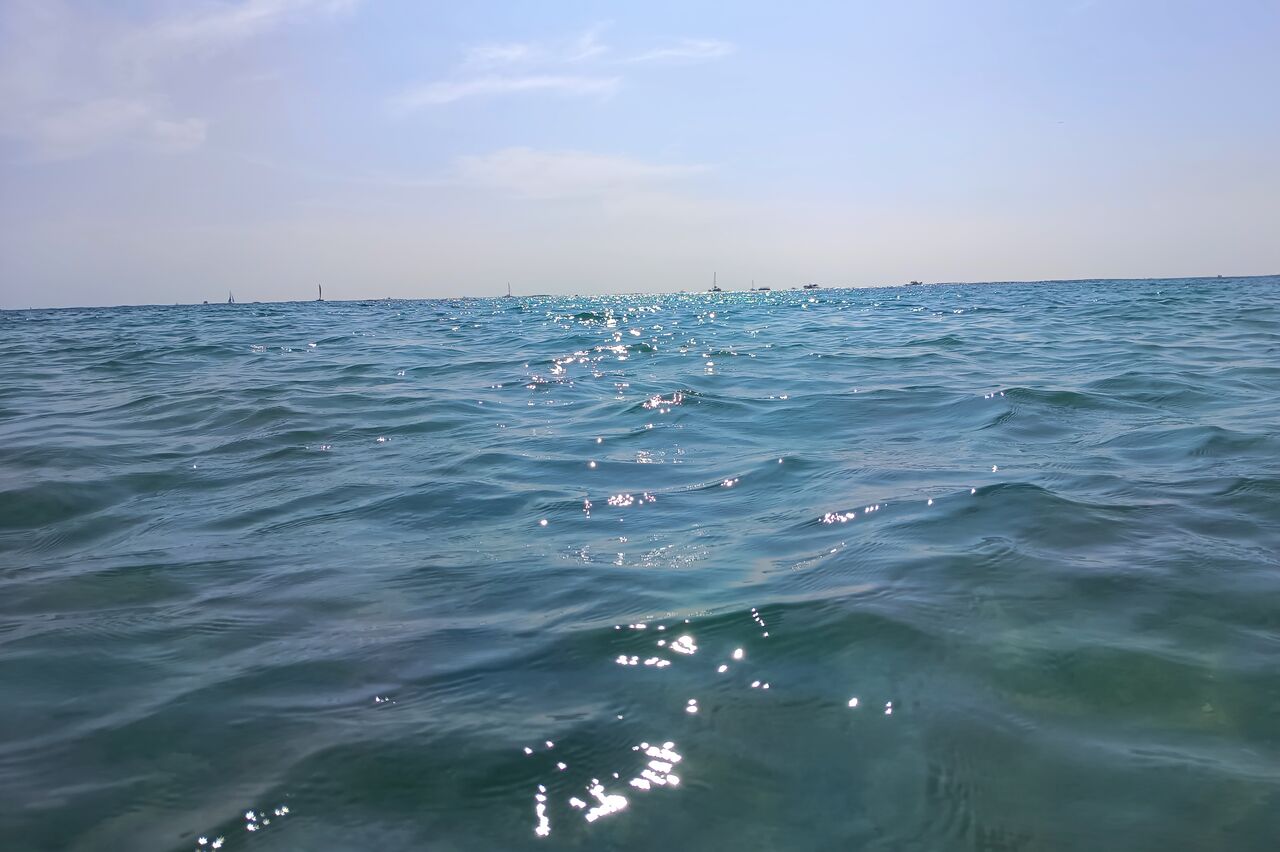 ist das Wasser nicht herrlich ?