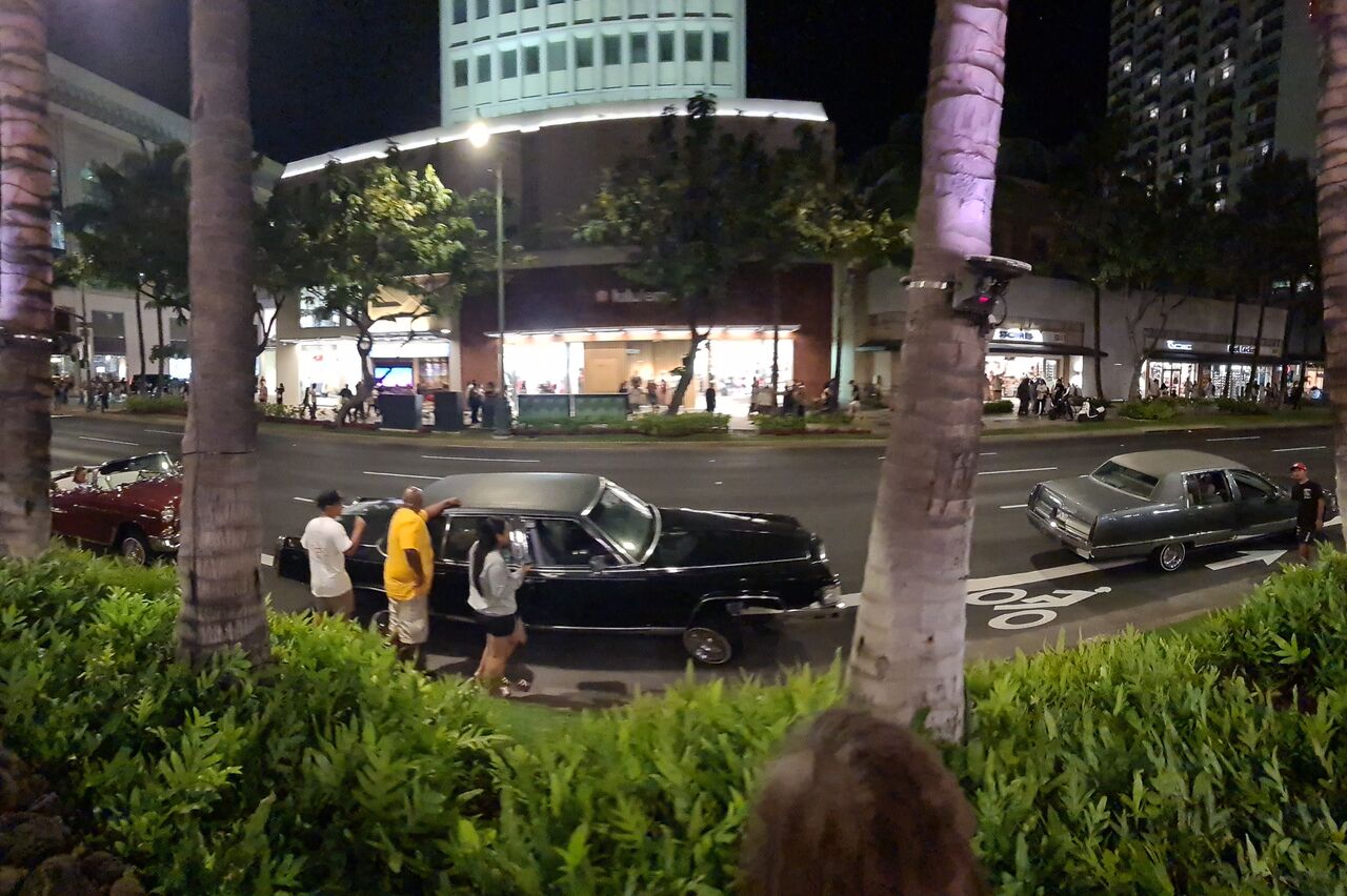 die örtliche lowrider scene