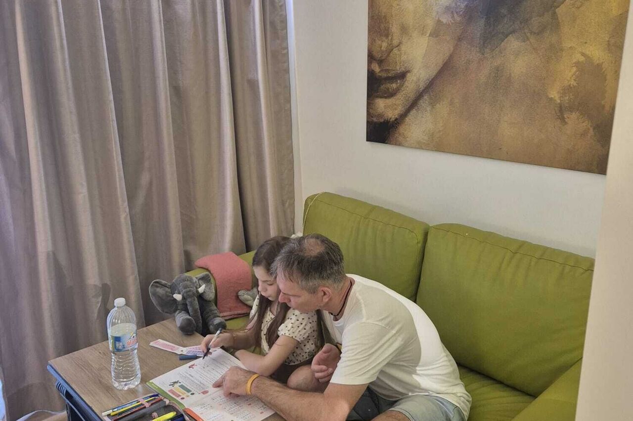 ..und bei Papa gibt es Mathematik.