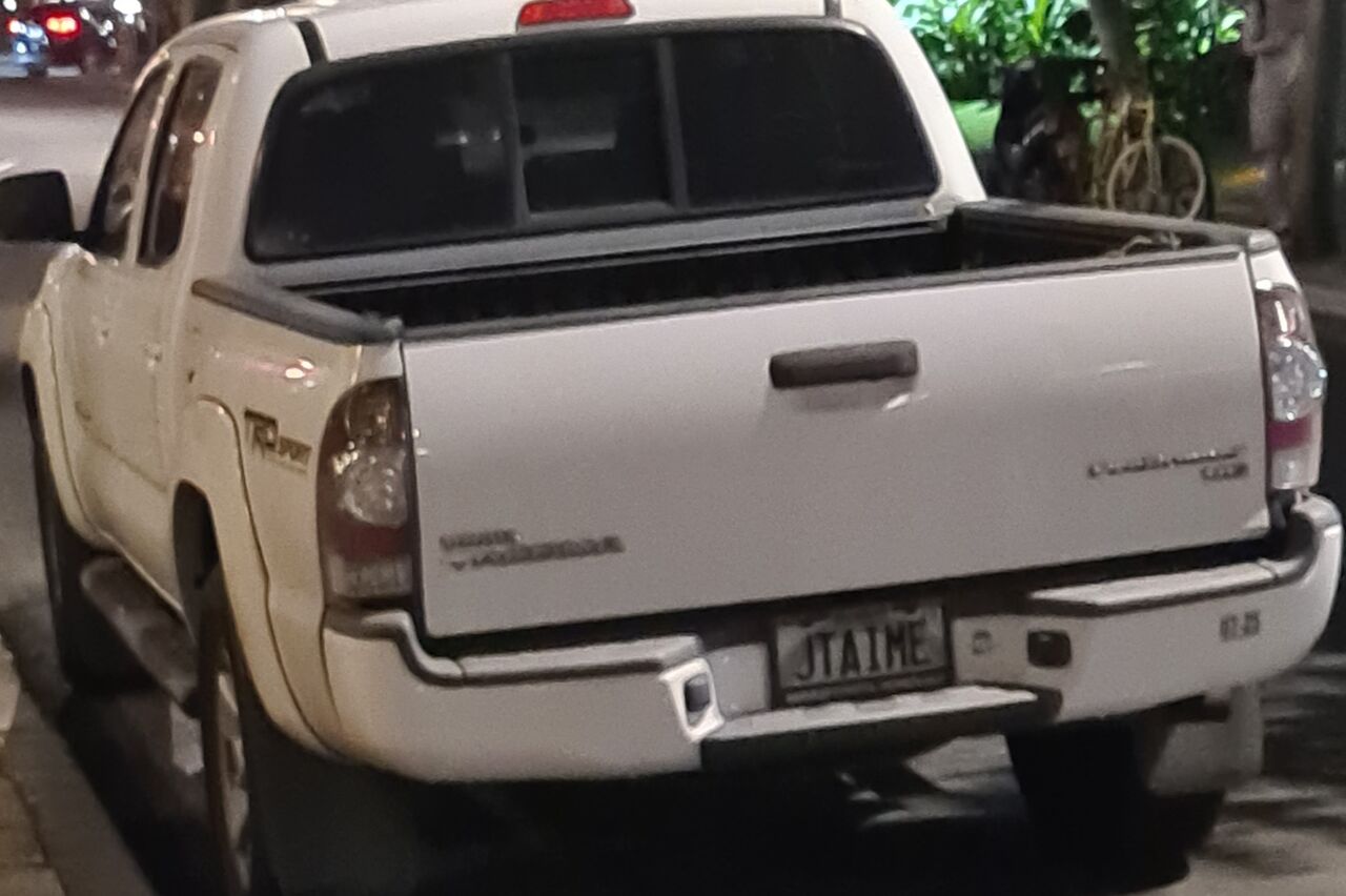 und noch ein Nummernschild