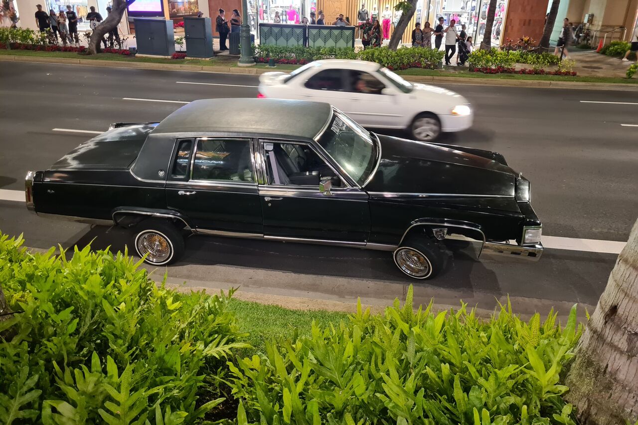 Low Rider mit abgebrochenem Rad