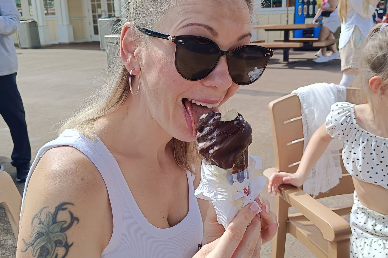 das Eis gibts mit allen erdenklichen toppings
