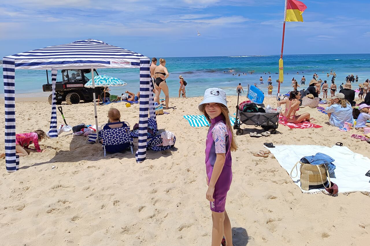 Plätzchen gefunden am Congee Beach