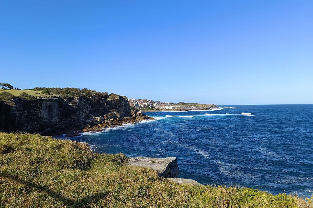 Australiens Ostküste, Pazifik, Stadt direkt am Meer