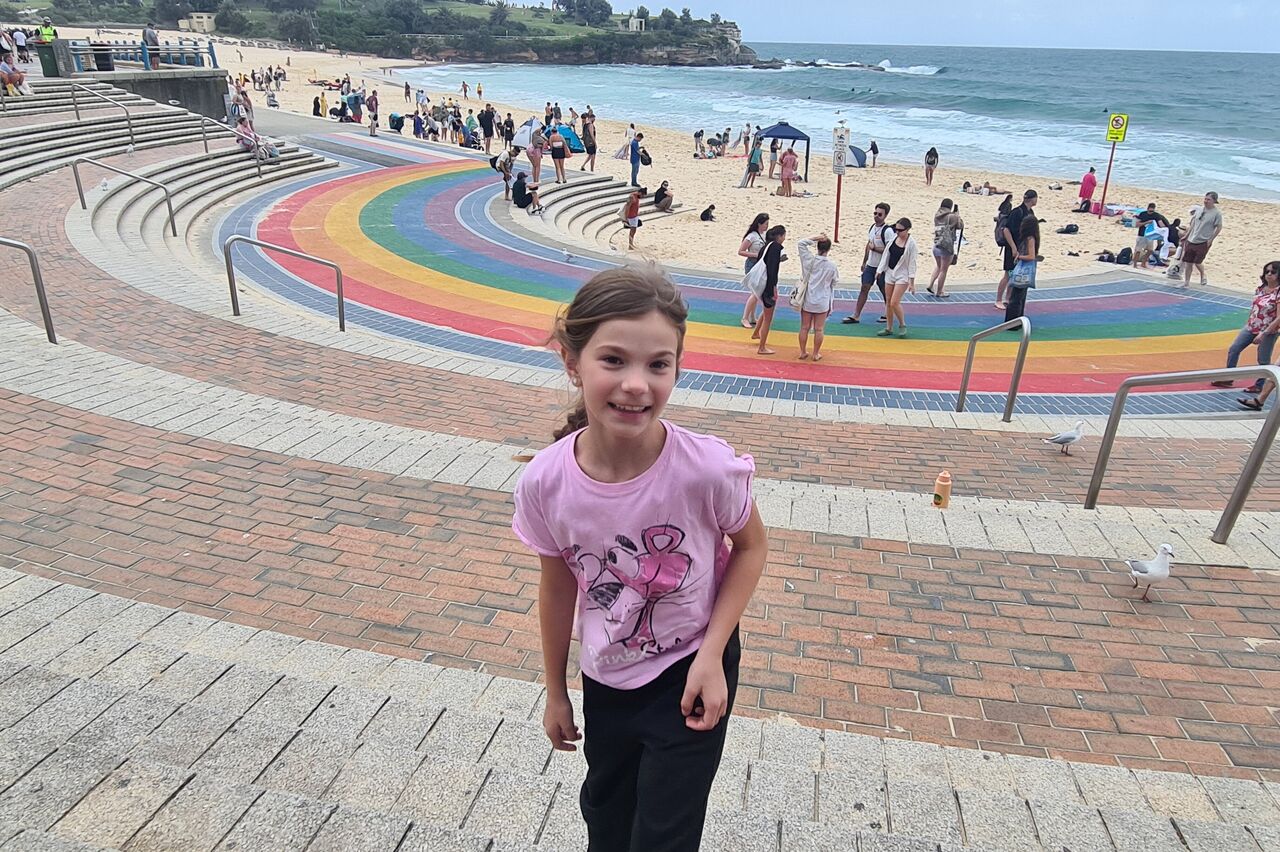 coogee beach wird auch rainbow beach genannt