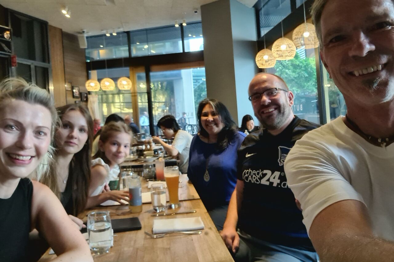 der Tag klingt aus mit Freunden im Butcher´s Block