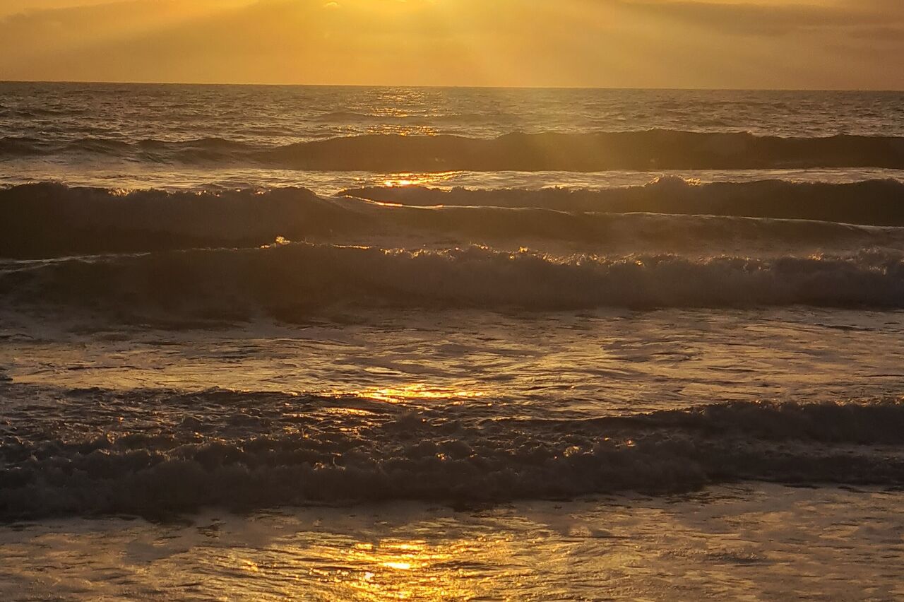 Sonnenaufgang am Surfers Paradise Beach - selten schön