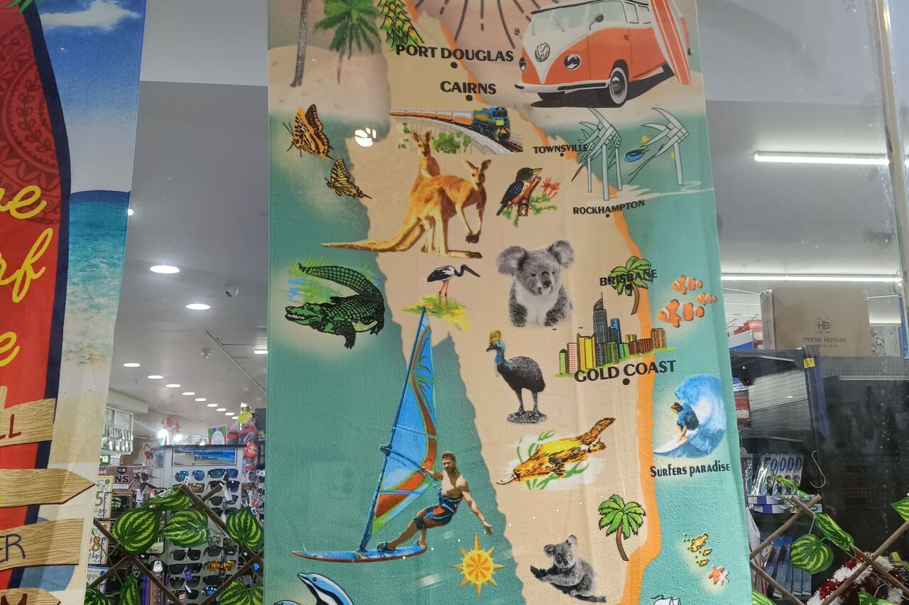 Souvenier aus Queensland, haben wir leider nicht mitgenommen