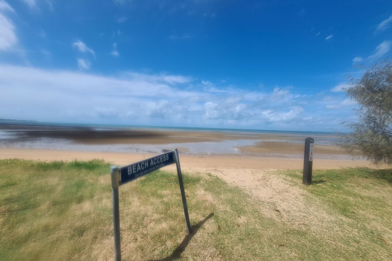 Mittags raus aufs Meer oder was davon halt noch da ist