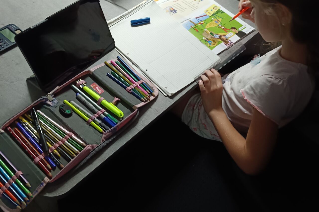 heute ist Abendschule